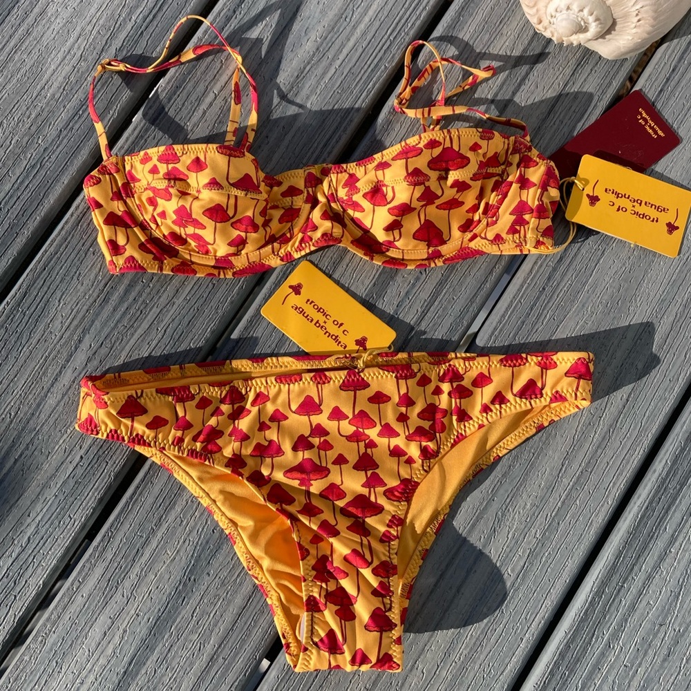AGUA BENDITA Set - x Tropic of C Coco Bikini Top & Lo Bottom - S